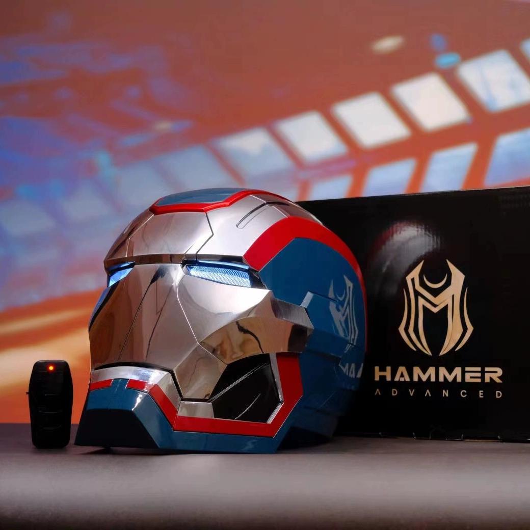 [PREMIUM]Patriot Helmet 1:1 Wearable Collectible with Voice Control Remote Touch & LED Effects