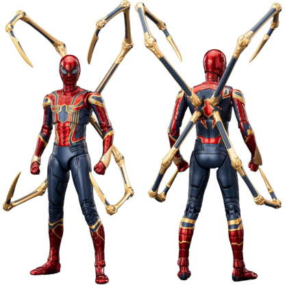 Iron Spider Action Figures 7inch 1/10 Scale All Joints Movable Superhero 2.0 Series