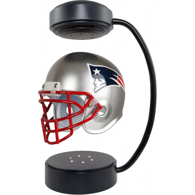 New England Patriots NFL Rotating Levitating Hover Helmet with LED Lighting