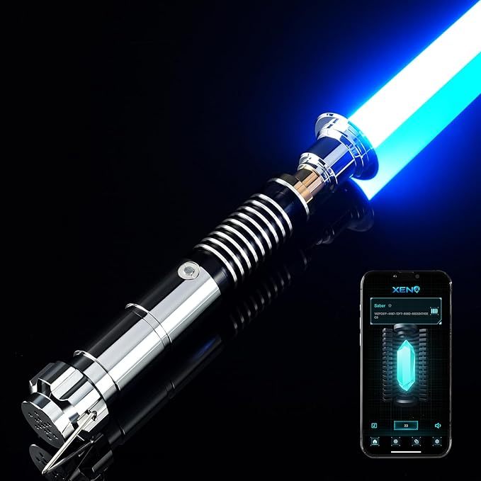 Luke Skywalker lightsaber V2 Smooth Swing Motion Control Metal Hilt 27cm 016