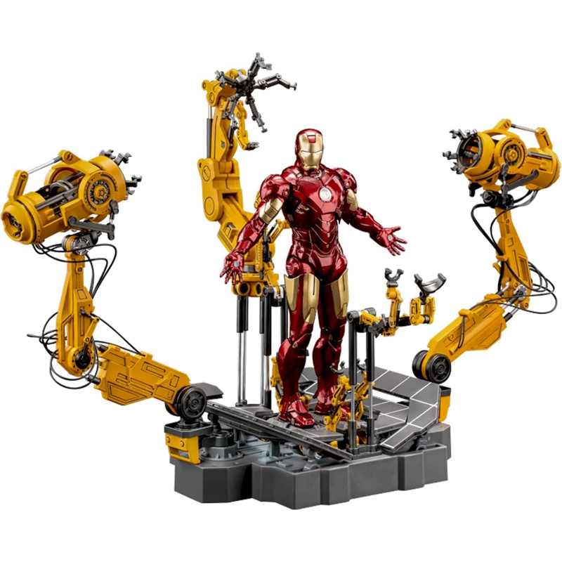 Iron Man MK4 Suit-up Gantry 7 Inch Action Figure