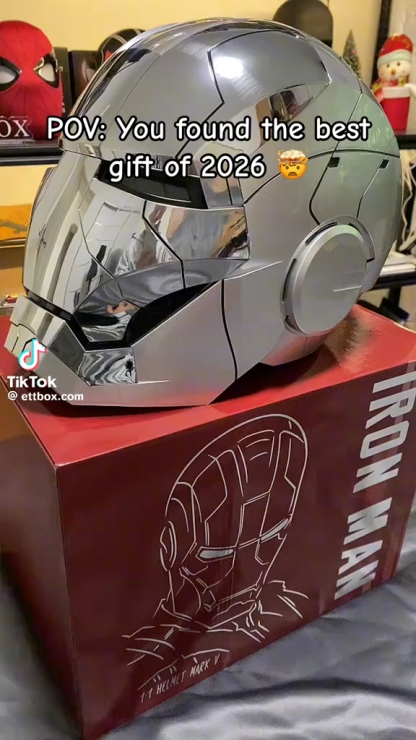 [NEW] Iron Man MK5 Helmet Silver – Voice + Remote + Touch Control Mask,  Dallas-Inspired Style