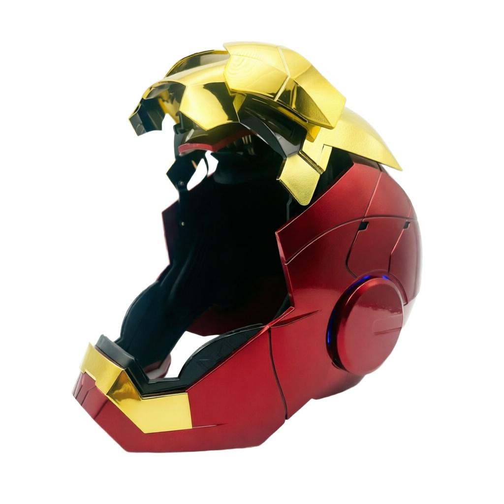 Iron Man Gold MK5 Helmet – 1:1 Wearable Voice + Remote + Touch Control Collectible