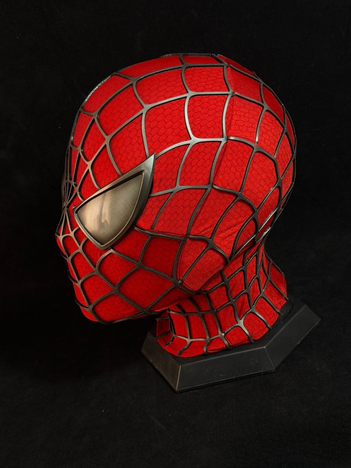 【Premium】Spider-Man Tobey Maguire Full Head Shell Magnetic Eye Mask Cosplay