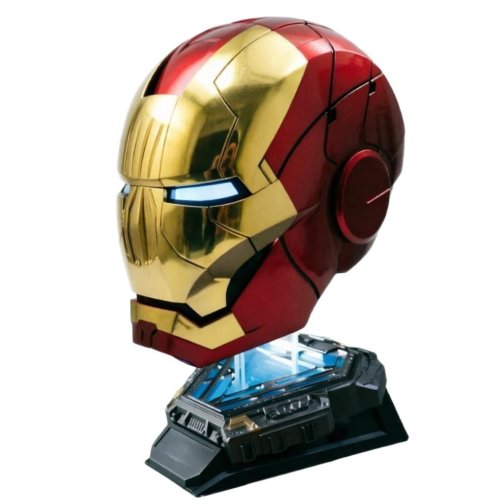Iron Man Gold MK5 Helmet – 1:1 Wearable Voice + Remote + Touch Control Collectible