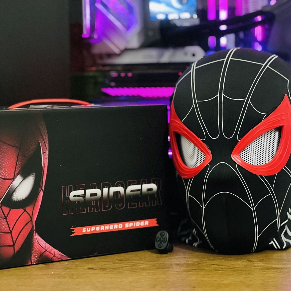 [NEW]Spiderman Mask With Moving Eyes Cosplay Masks