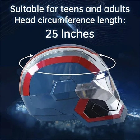 [PREMIUM]Patriot Helmet 1:1 Wearable Collectible with Voice Control Remote Touch & LED Effects