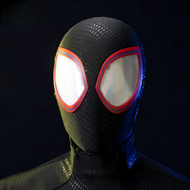 Costume Set丨Miles Morales Spider-Man Cosplay Suit – Full Body Stretch Costume,Handcrafted