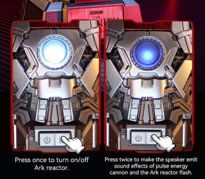  [NEW] Iron Man MK5 Bluetooth Speaker Magnetic Figure