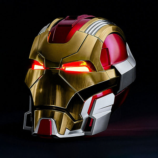 【NEW】 Iron Man Mk17 Helmet 1:1 Wearable Cos Mask Voice-Activated Deformation 2026