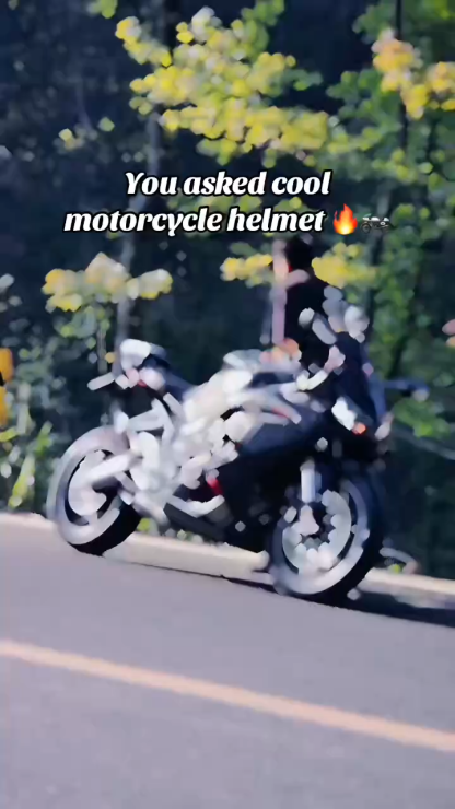 [NEW] The Predator Motorcycle Helmet 🏍️ – Full Face with Revealable Lens | DOT Certified