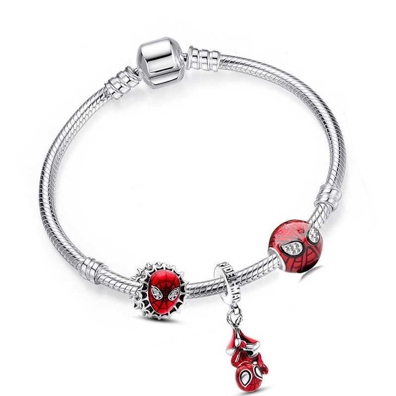 【NEW】Avengers Style Alloy Charm Bracelet for Women Sweet Gift Jewelry