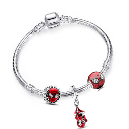 【NEW】Avengers Style Alloy Charm Bracelet for Women Sweet Gift Jewelry