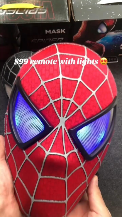 [NEW]Tobey Maguire SpiderMan Mask Replica Removable Lenses 