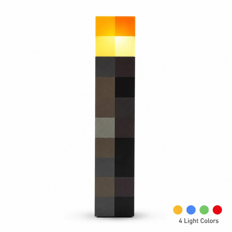 USA STOCK丨Pixel Gaming Night Lights Torch & 11 Colors Diamond Sword Lamp