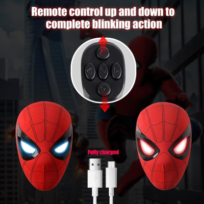[NEW]Spider man Mask Ⅱ Remote control with moving eyes