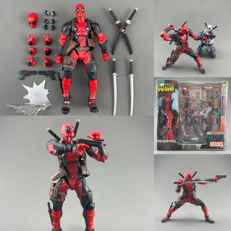 Deadpool Action Figure,AMAZING YAMAGUCHI,6 inch