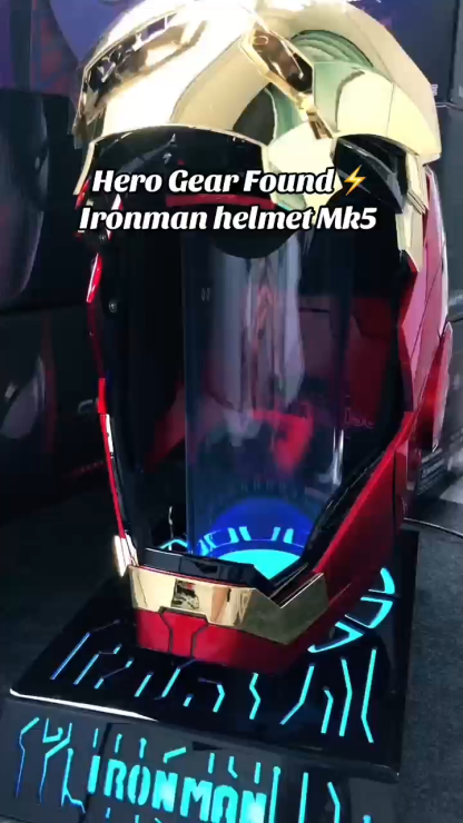 Autoking丨Gold MK5 Helmet – 1:1 Wearable Voice + Remote + Touch Control Collectible