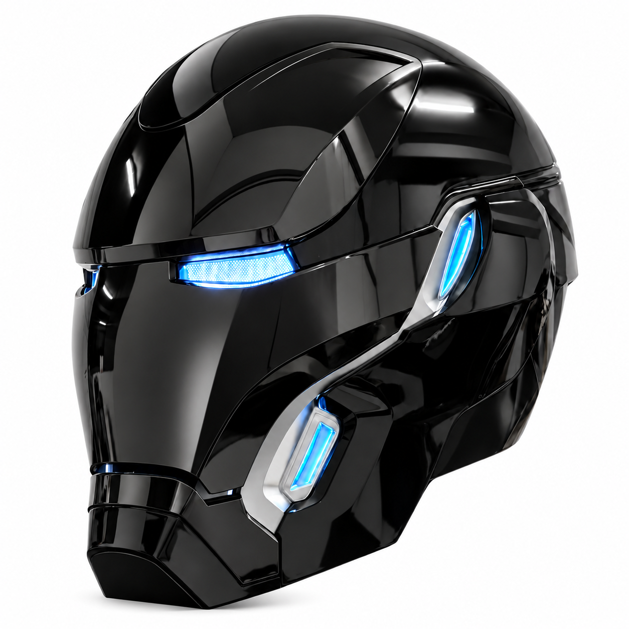 New Black Iron Man MK50 Helmet