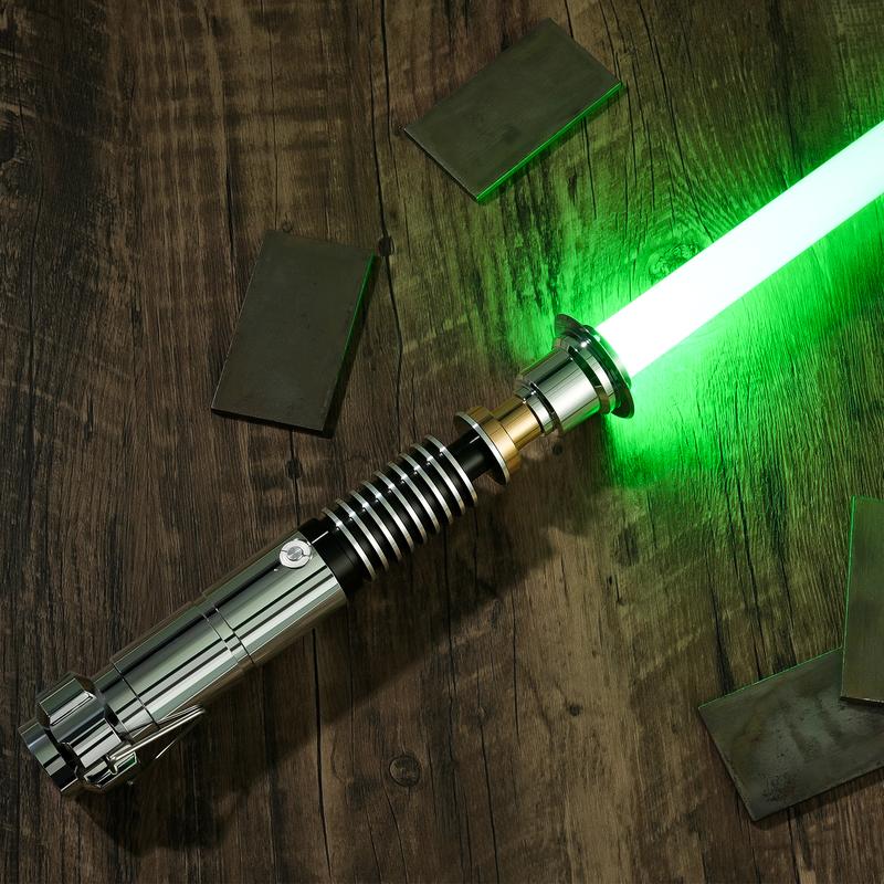 Luke Skywalker lightsaber V2 Smooth Swing Motion Control Metal Hilt 27cm 016