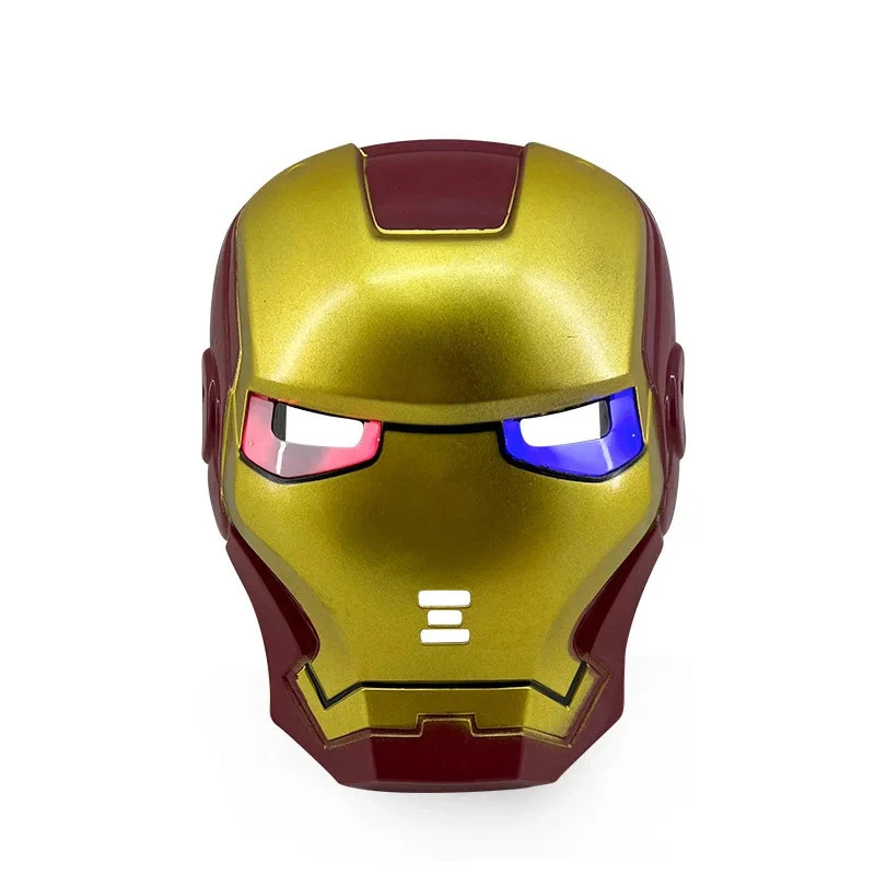 [NEW] Avengers LED Superhero Mask – Iron Man & Spider-Man Glow Cosplay Gift