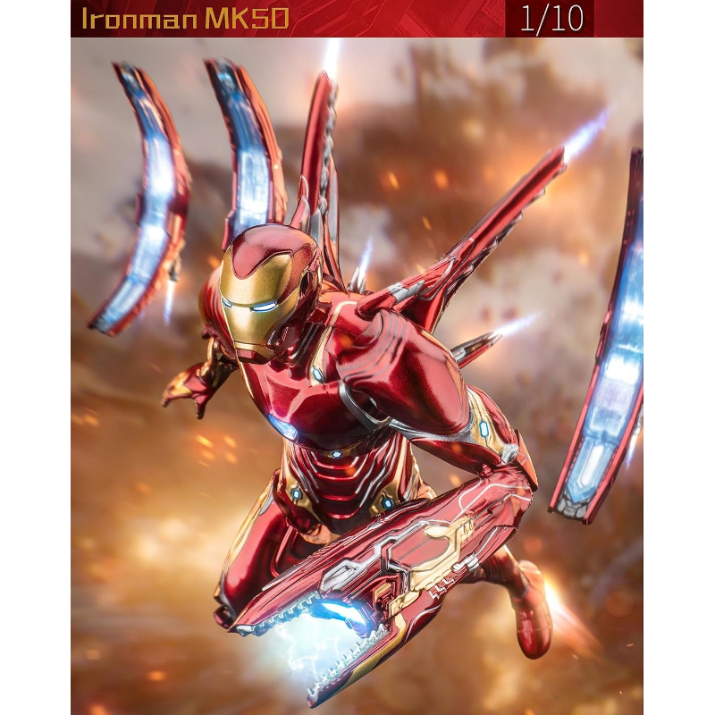 Iron Man Action Figure MK50 Anniversary Edition 7 Inches 