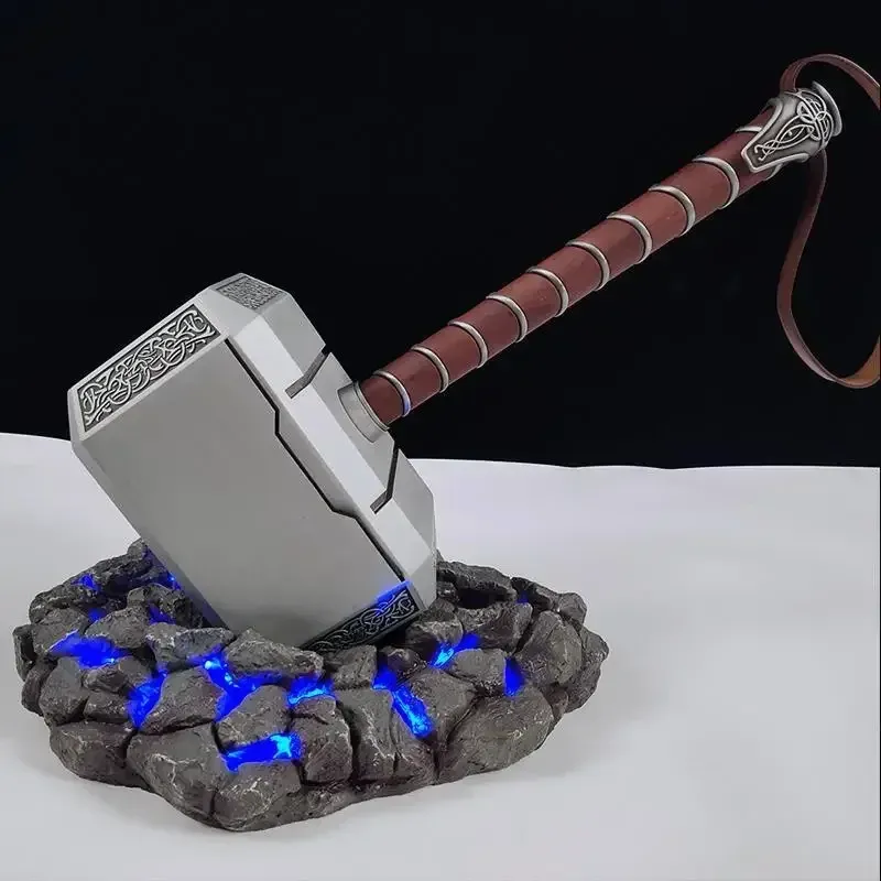 【NEW】Mjolnir Thor Hammer Metal Zinc-Alloy,1:1 Model,44cm