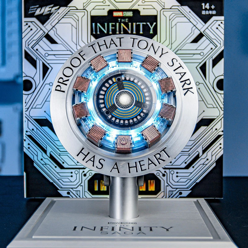 [NEW] Iron Man Arc Reactor Magnetic Wireless Charger Stand – Alloy Base Auto Inductive Lifting Phone Dock