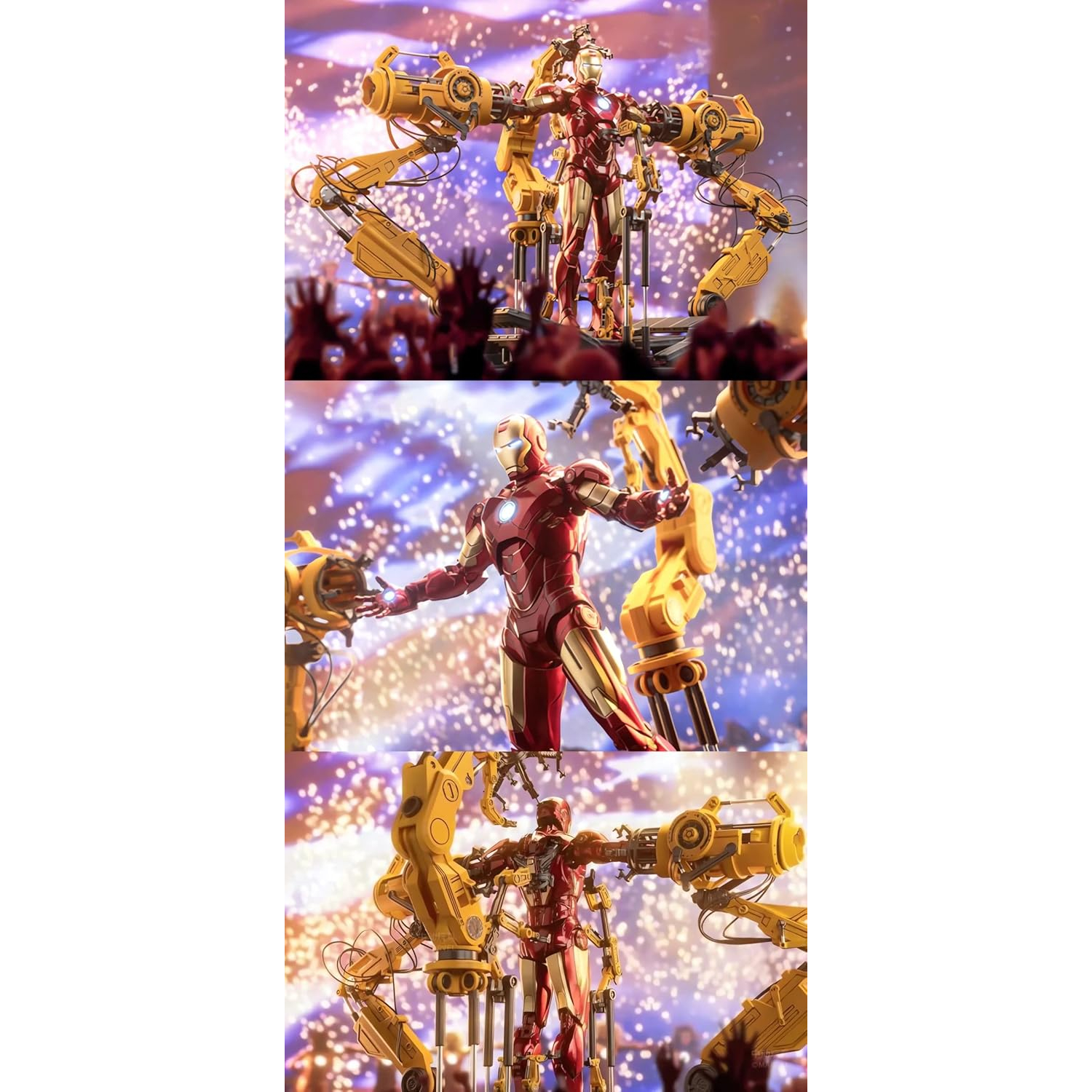 Iron Man MK4 Suit-up Gantry 7 Inch Action Figure