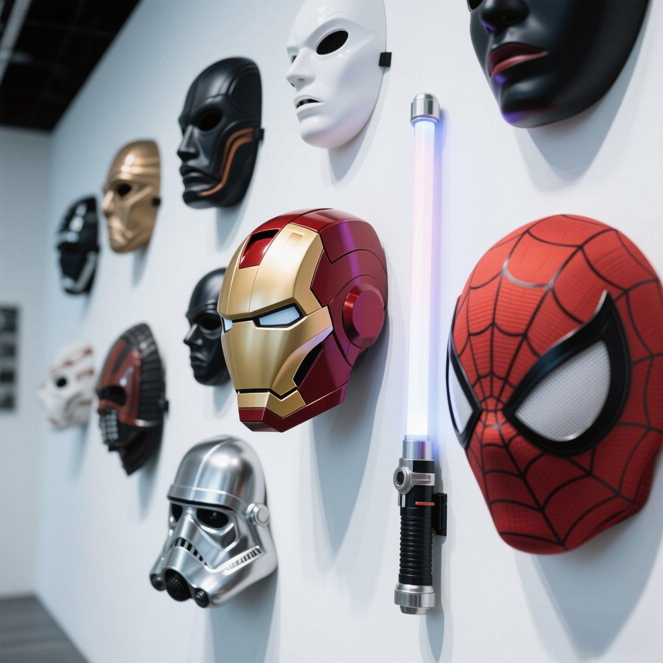 {"default":"Cosplay and Collectibles – Iron Man Helmet, Spider-Man Mask, and Light-up Lightsaber"}
