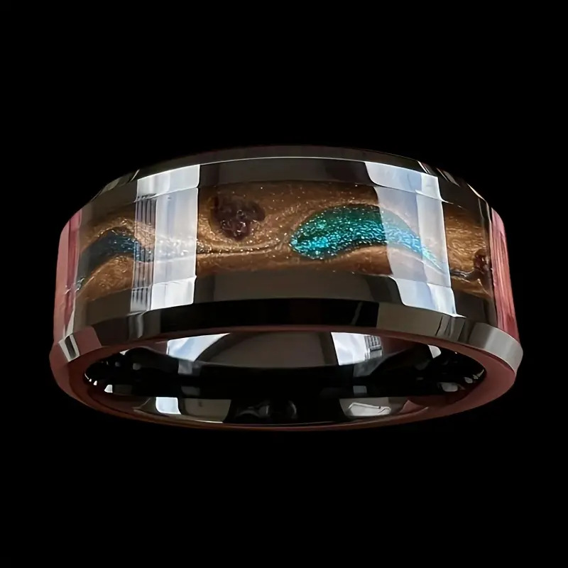 Hip Hop Fashion Styles Titanium Steel Handmade Ring For Men