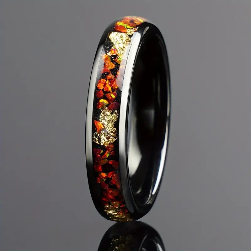 Maple leaves Style Handmade Ring For Men