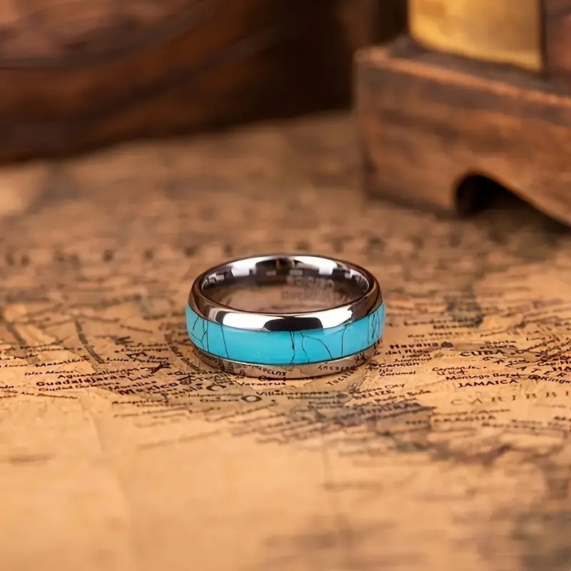 2025 New Fashion Handmade Turquoise Ring For Men
