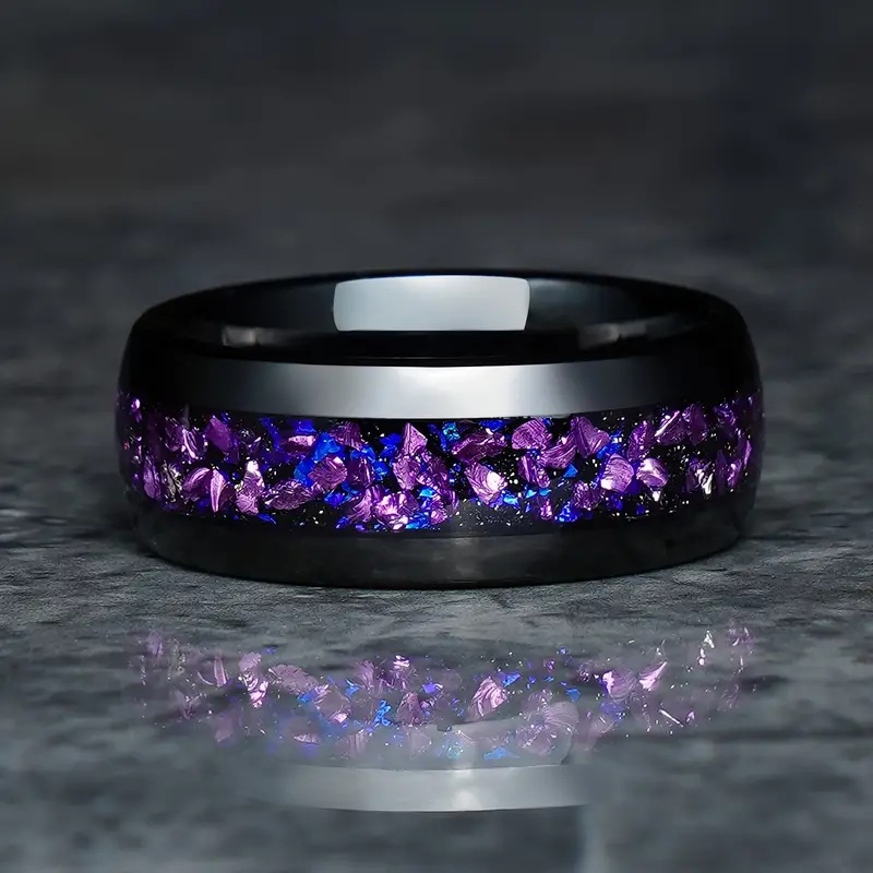 2025 Hot Sale Handmade Black Stainless Steel Ring