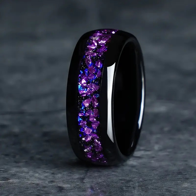 2025 Hot Sale Handmade Black Stainless Steel Ring