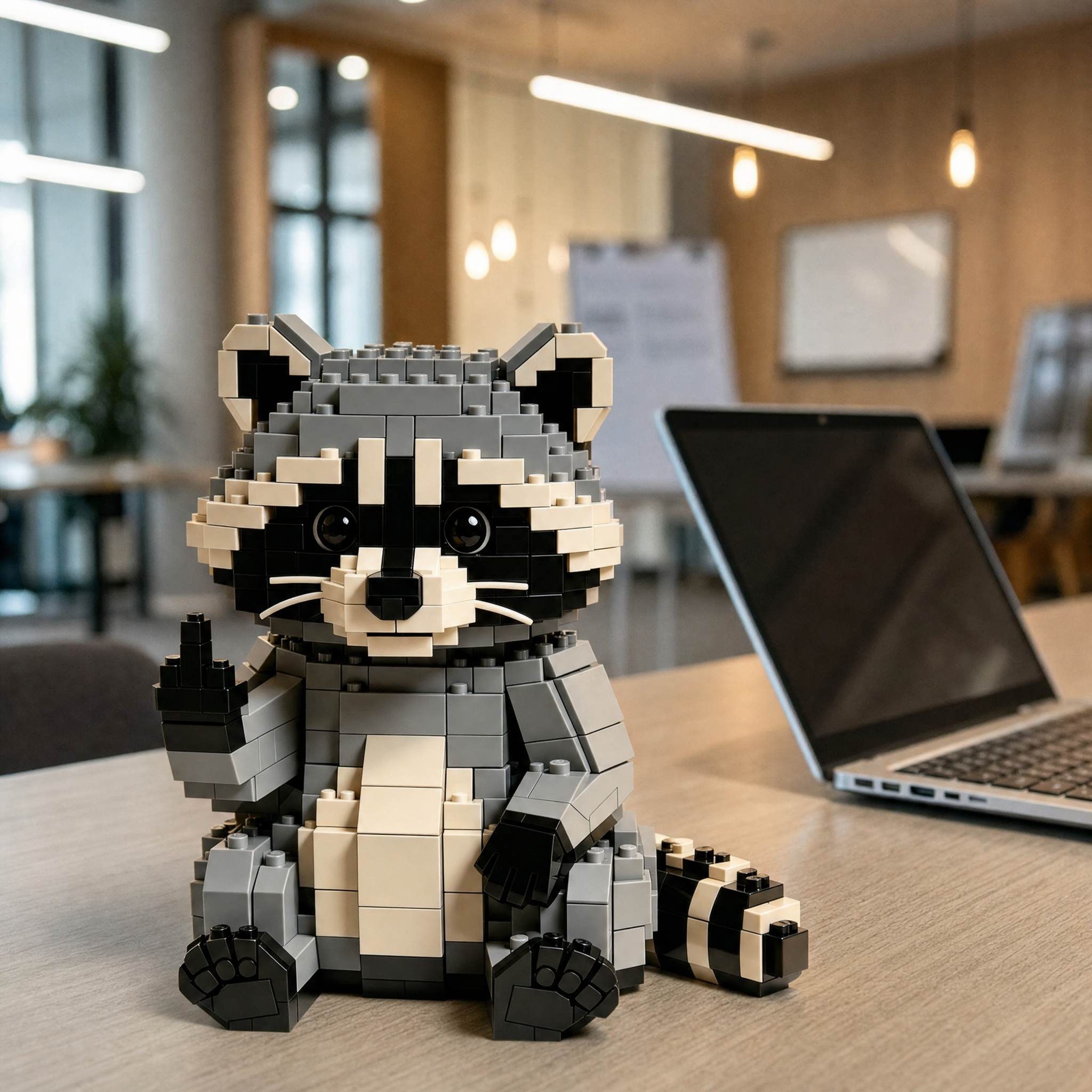 Attitude Raccoon Building Set