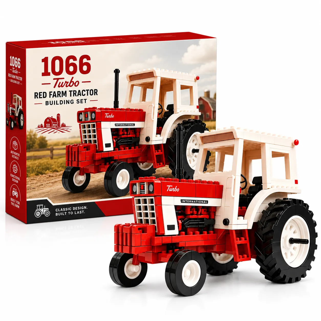 Farm Tractor Collection Building Set