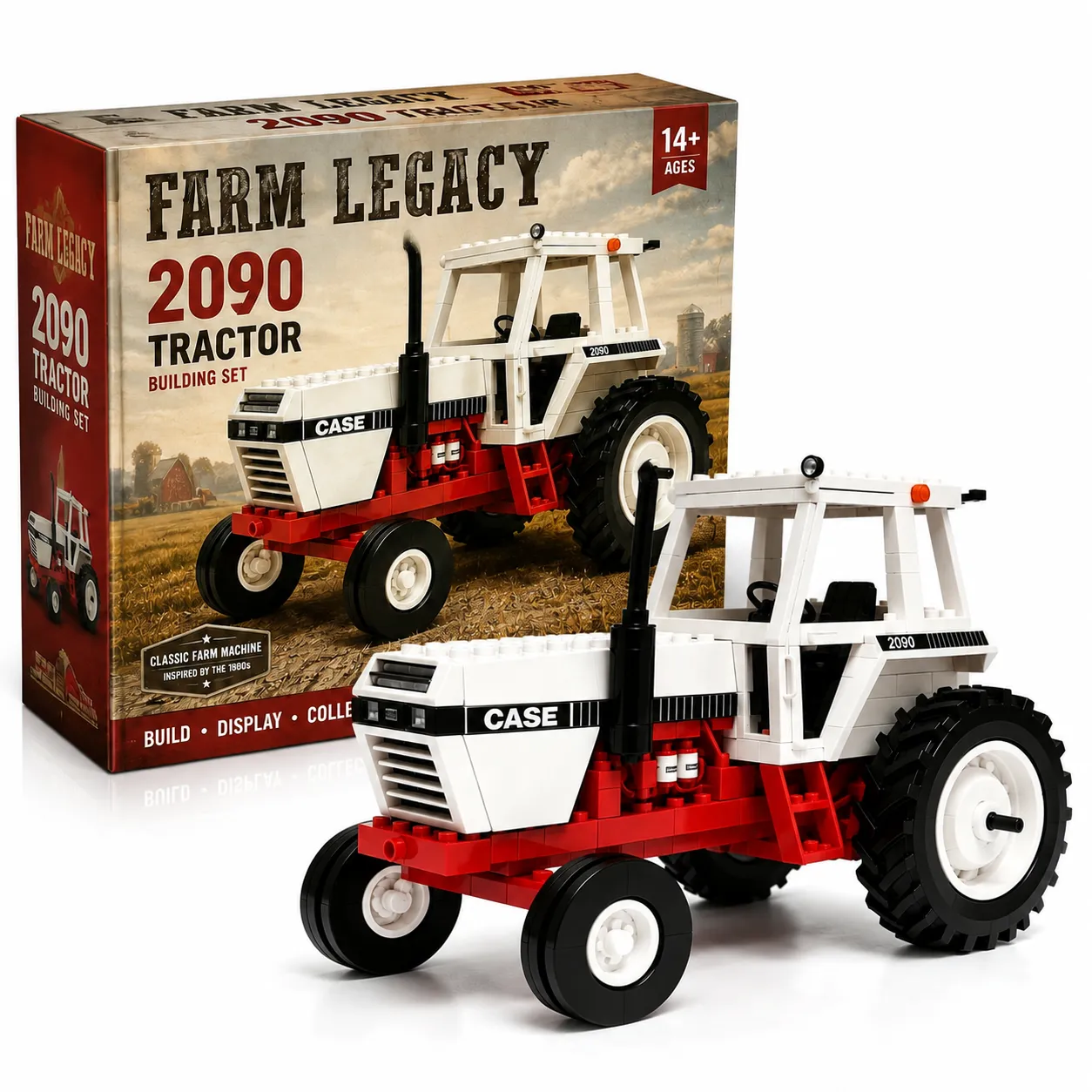 Farm Tractor Collection Building Set