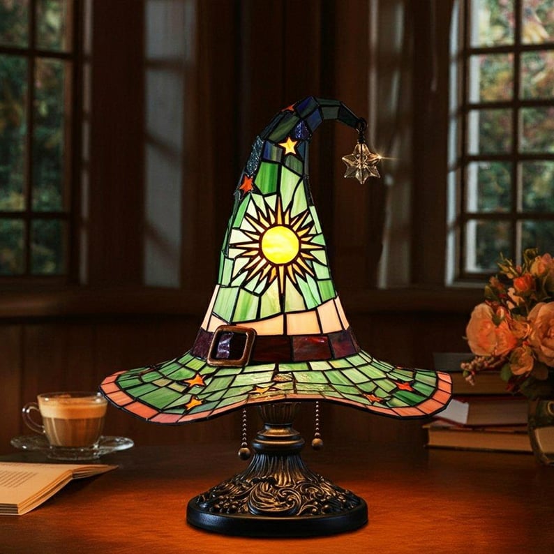 🎃2025 Halloween Sale 49% OFF🧙‍♀️🔮Witch Hat Lamps🌟
