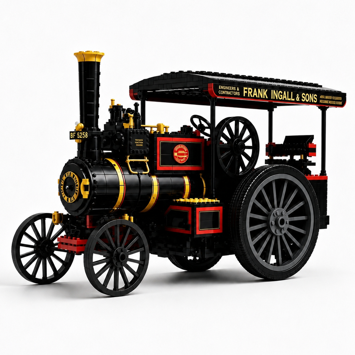 Iron Crown — Vintage Showman's Steam Engine Brick Set