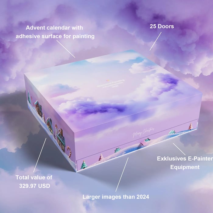 🎉Black Friday Early Access – 49% Off Pre-Sale!💎🎄2025 XXL Diamond Painting Advent Calendar