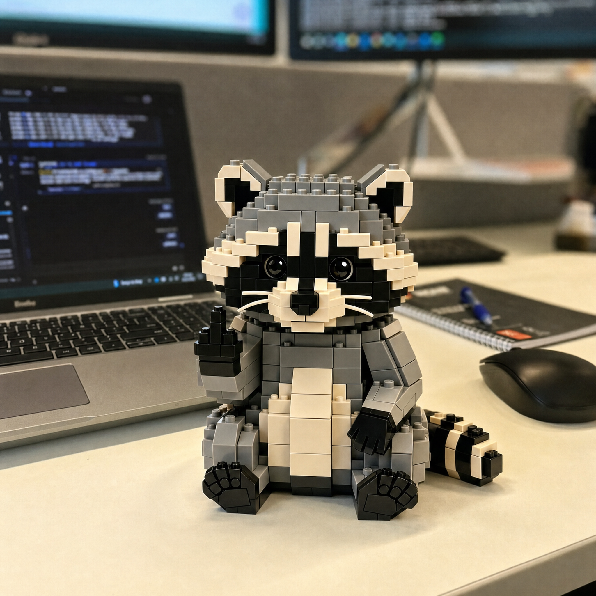 Attitude Raccoon Building Set