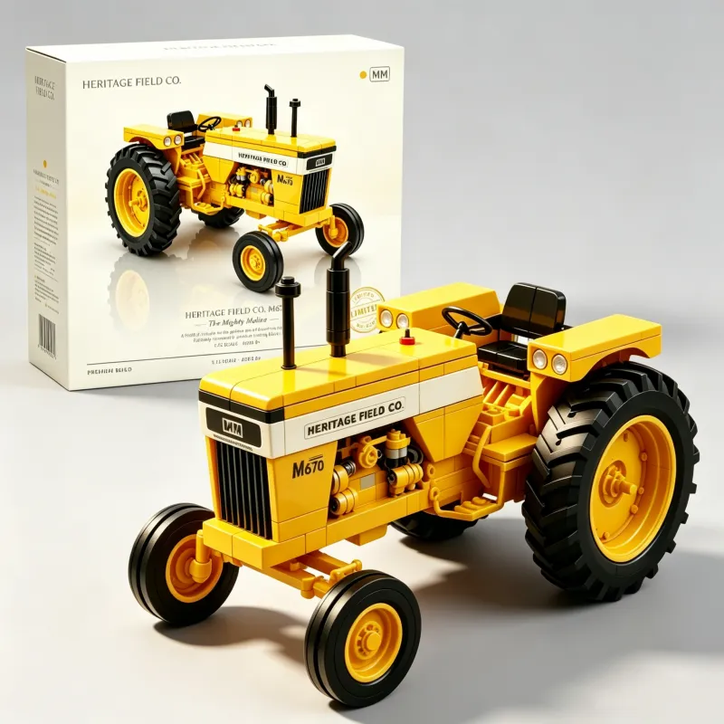Farm Tractor Collection Building Set