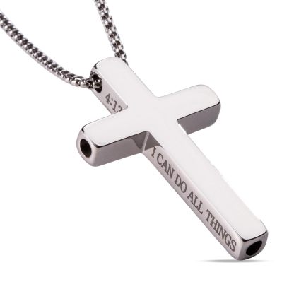 Decompression Cross necklace, breathing meditation