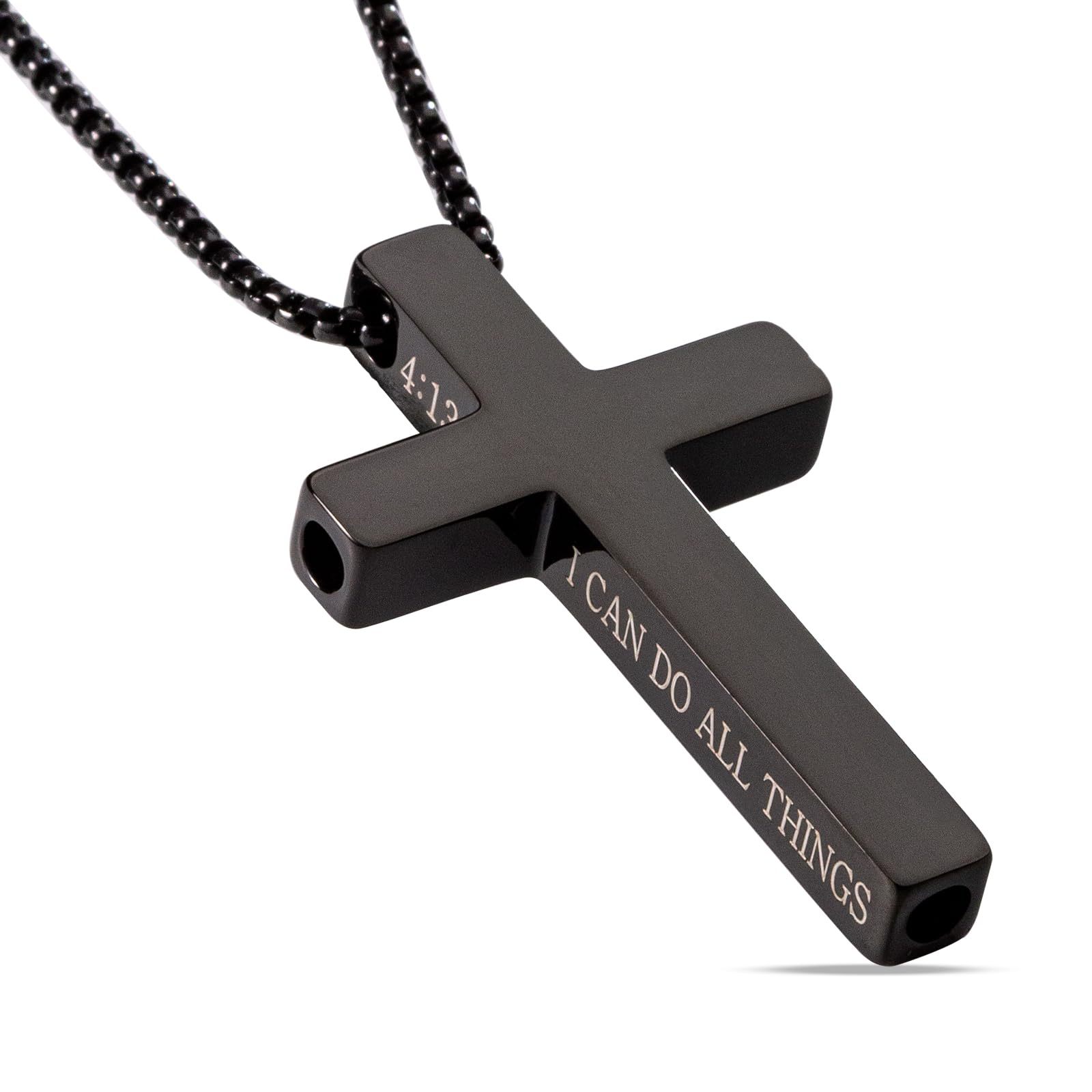 Decompression Cross necklace, breathing meditation