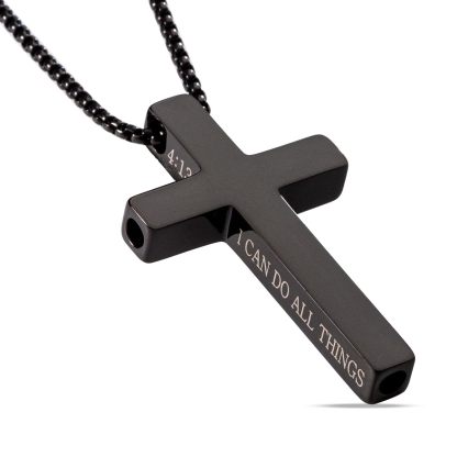Decompression Cross necklace, breathing meditation