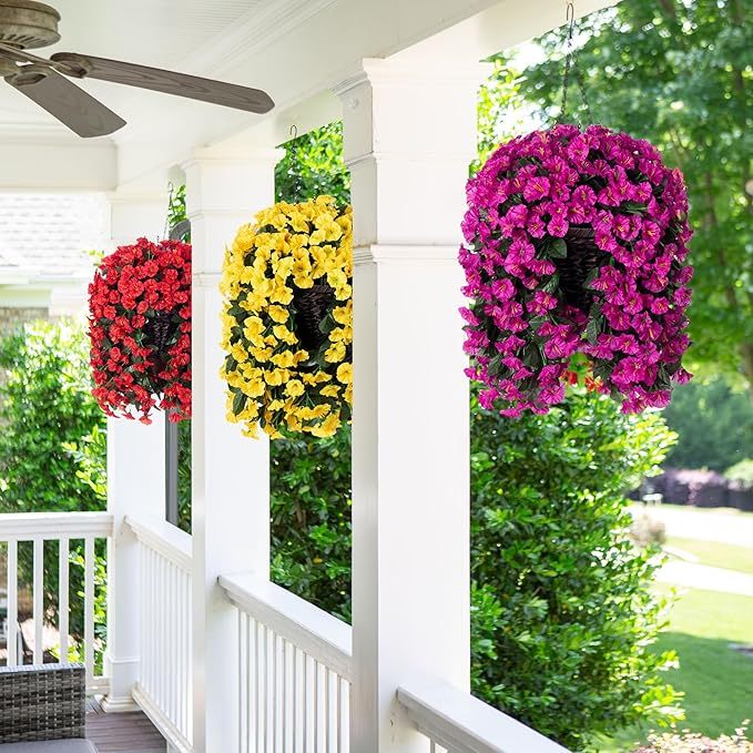 🔥✨Perfect home garden decoration – 🌺hanging morning glory