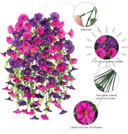 🔥✨Perfect home garden decoration – 🌺hanging morning glory