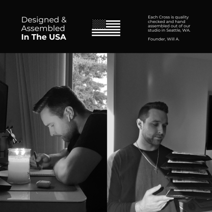 Decompression Cross necklace, breathing meditation