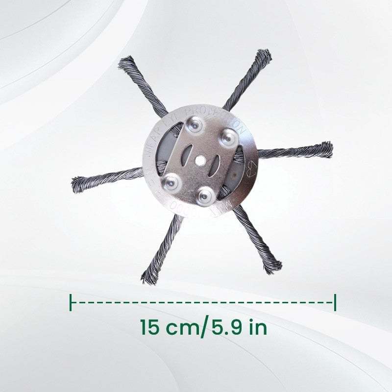 🔥BUY 2 GET 1 FREE👨‍🌾6 inch Steel Wire Brush Cutter Trimmer Head